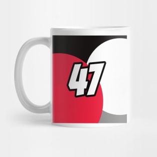 Mick Schumacher Coloured Circles - Driver Number Mug